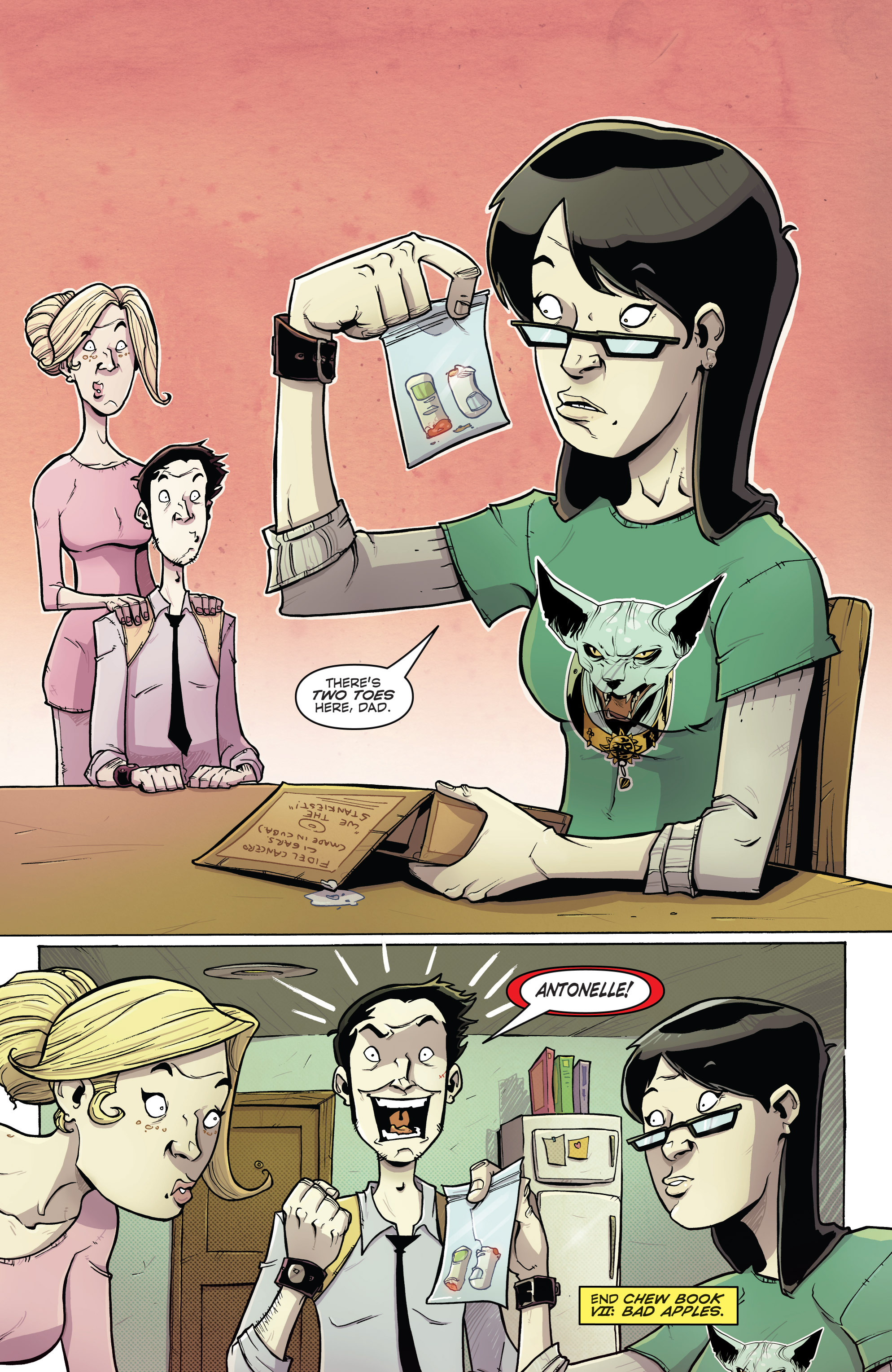 Read online Chew comic -  Issue # _TPB 7 - Bad Apples - 117