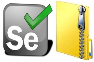 Zipping Multiple File Using Selenium Webdriver