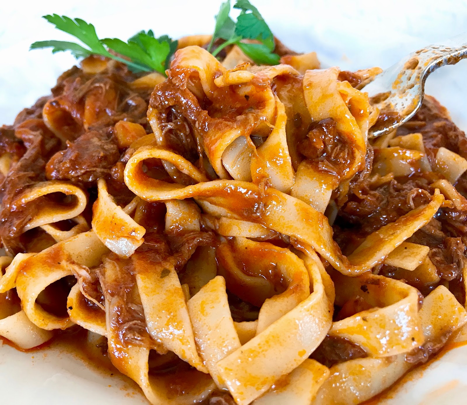 Beef Ragu with Tagliatelle