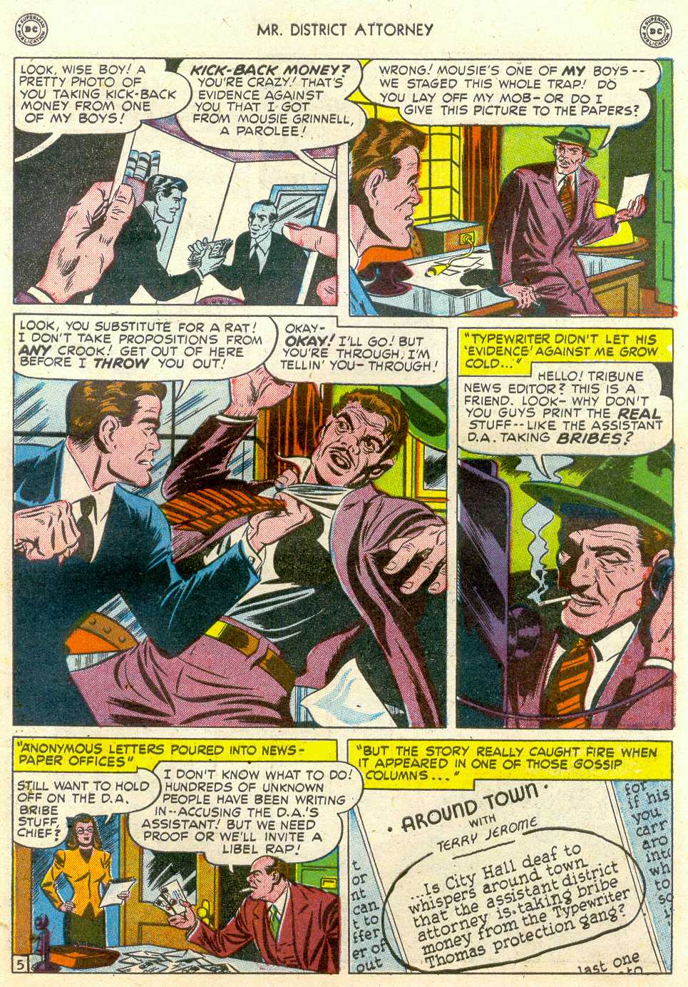 Read online Mr. District Attorney comic -  Issue #6 - 45