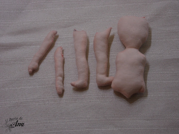 Muñecos de tela: El cuerpo