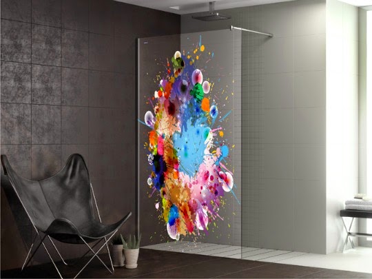 Shower screens turned into works of art