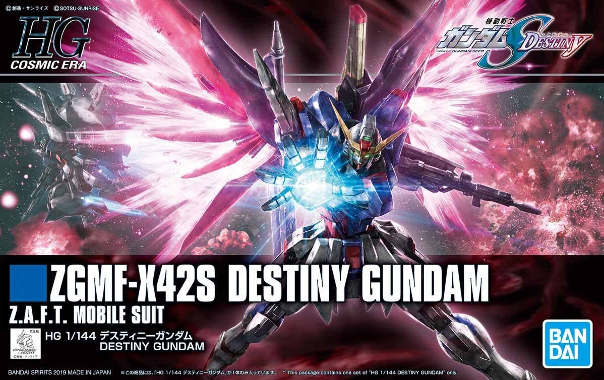Hgce 1 144 Destiny Gundam Release Info Box Art And Official Images Gundam Kits Collection News And Reviews