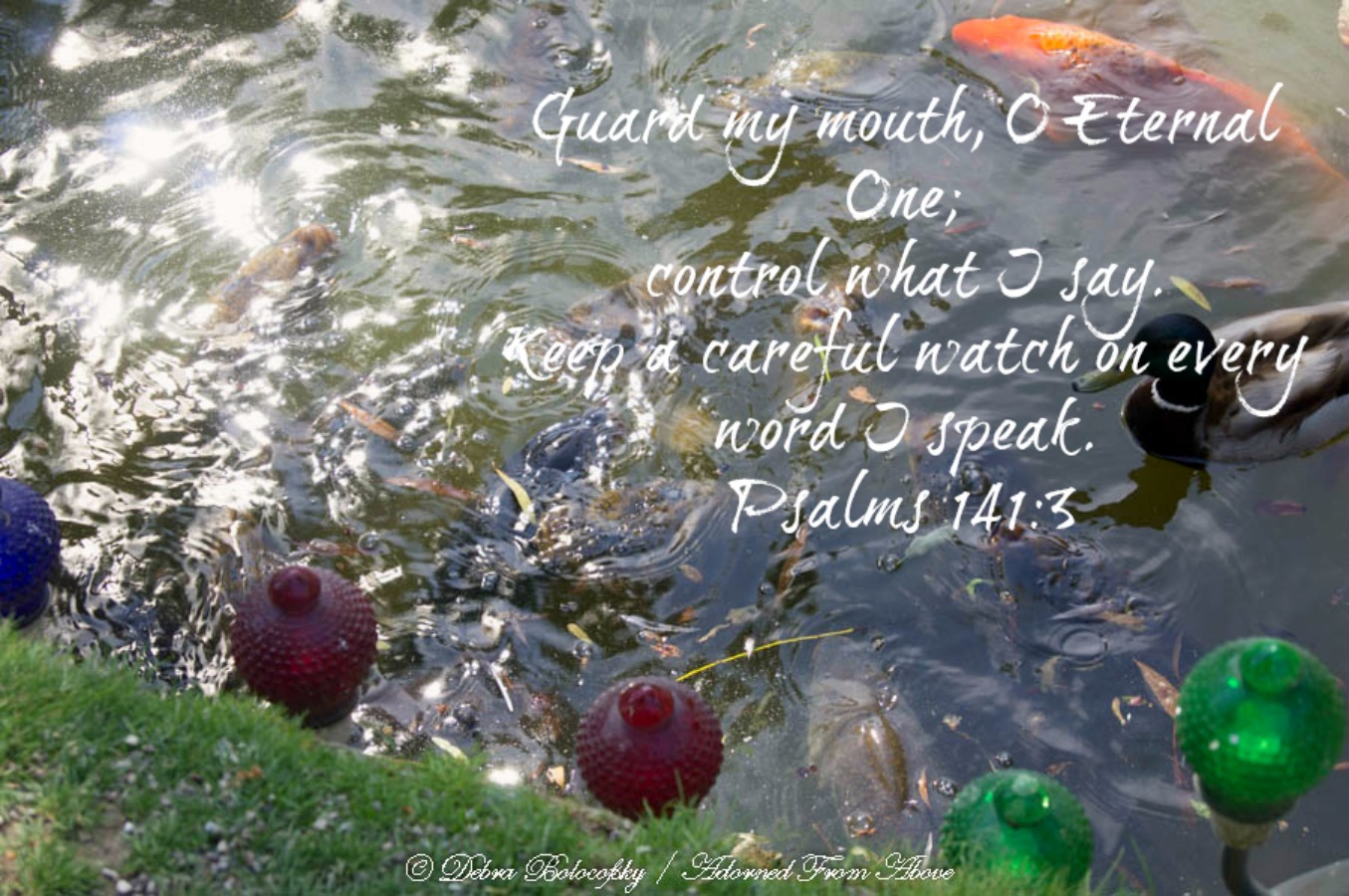 Adorned From Above Bridle My Thoughts Bridle My Tongue