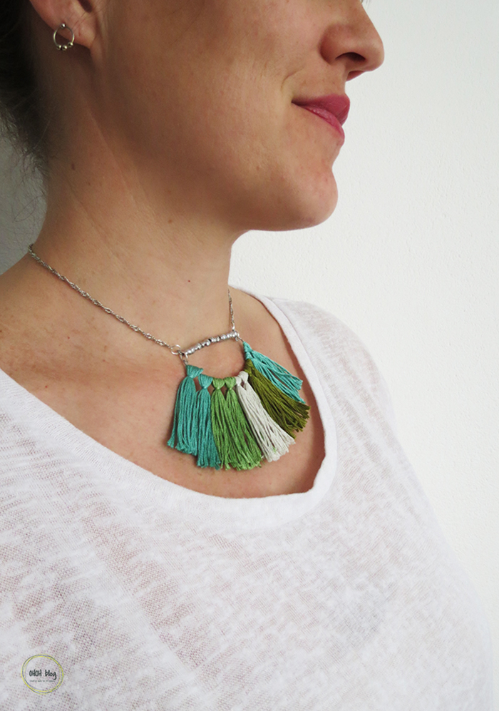 How to make a fringe necklace Ohoh Blog