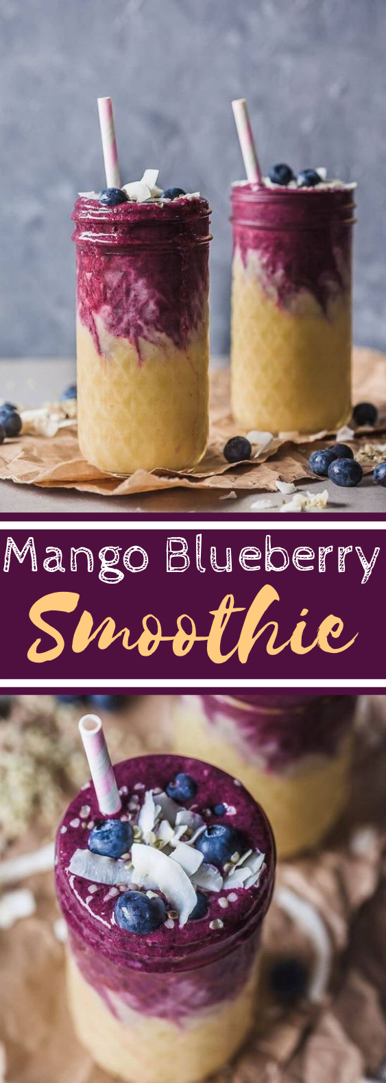 Mango Blueberry Smoothie smoothies breakfast
