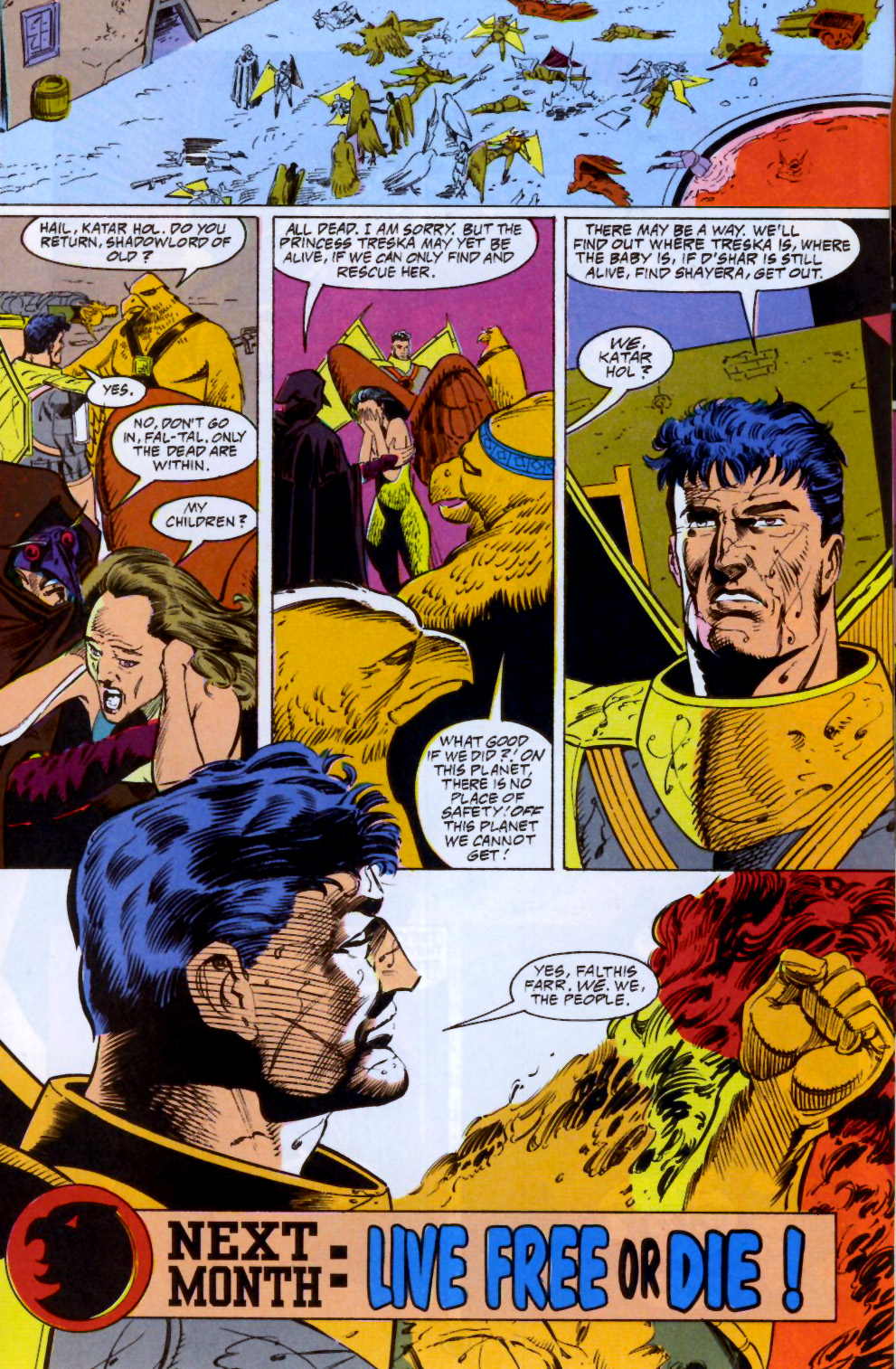 Read online Hawkworld (1990) comic -  Issue #22 - 25