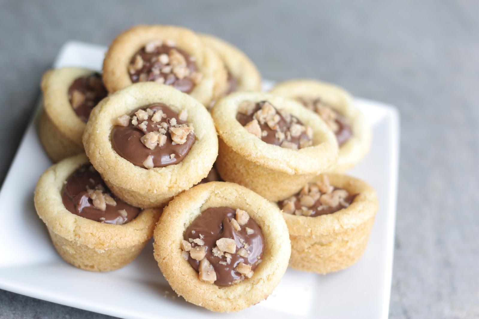 Nutella Cookie Cups Best Food Recipes