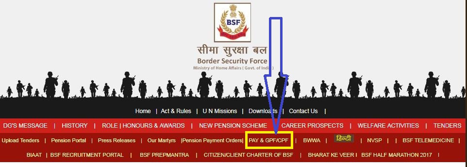 BSF Pay Slip Check and Download Online | Border Security Force | FREE ...