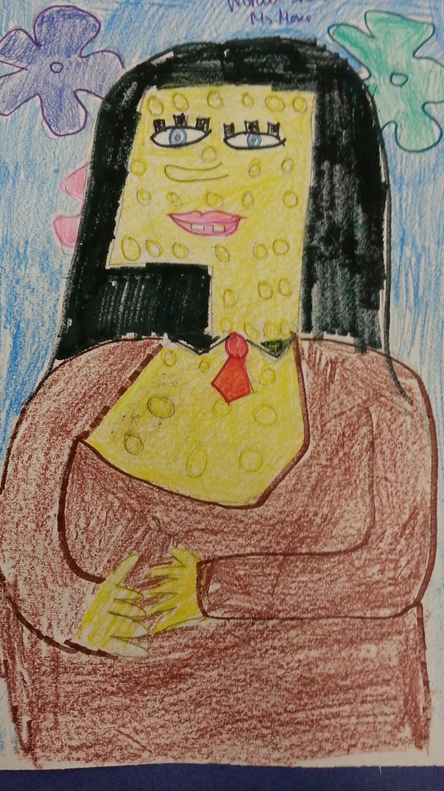 Tales from the Traveling Art Teacher!: Mona Lisa Parodies with 6th Grade