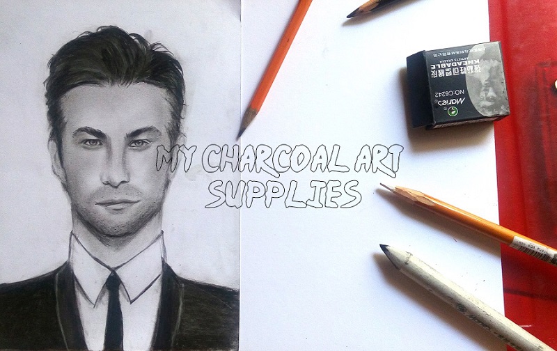 My charcoal art supplies MAYAGAMI