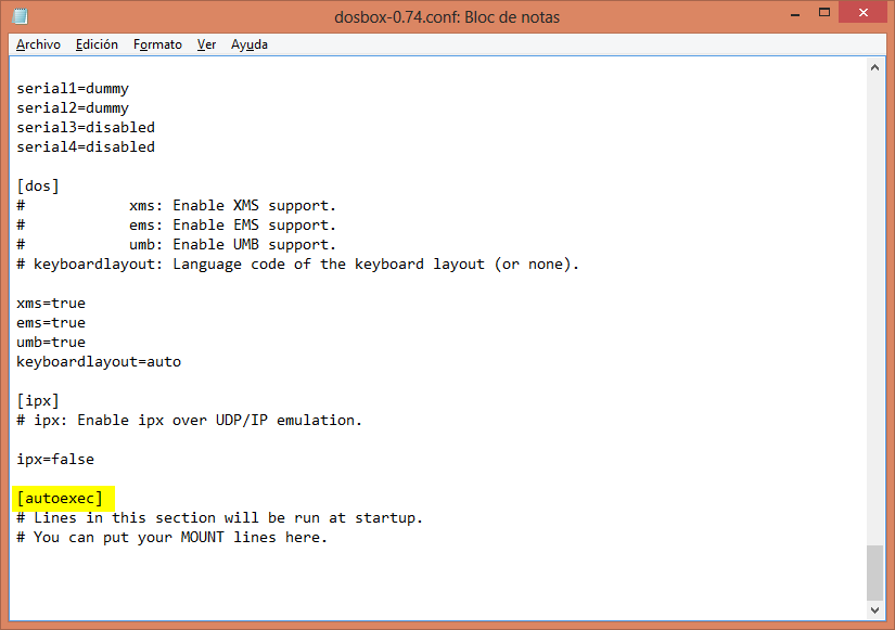 suponiendo que tenemos la carpeta del debug125 en la ruta( D:\install ...