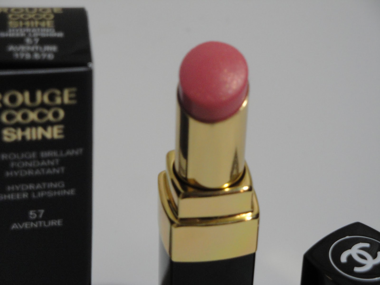 Chanel Rouge Coco Shine Lipstick in Aventure - Review