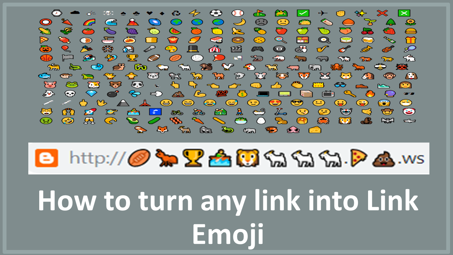 How to convert any link into Link Emoji Kamendatu