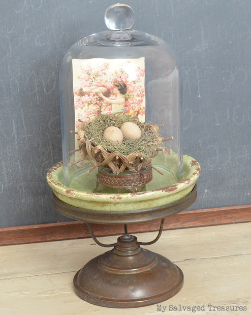 how to add vintage character to a new cloche