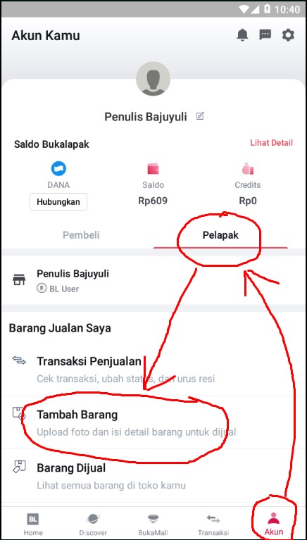 Tutorial Di Lazada Dropship