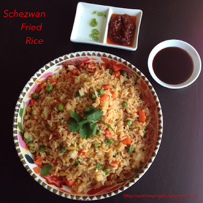 Schezwan Veg  Fried Rice 