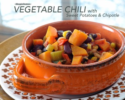 Vegetable Chili with Sweet Potatoes & Chipotle