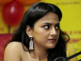 Actress Shraddha srinath NKP interview Stills at radio Mirchi