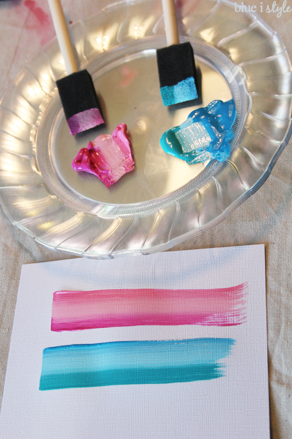 {five minute friday} A Simple & Modern Painting to Brighten Up Your