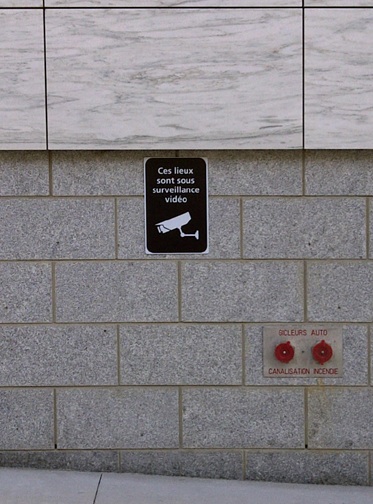 C m r Bad Urban Design And Public Art Installation The MMFA s Homogeneous Plastic Yellow Poles 