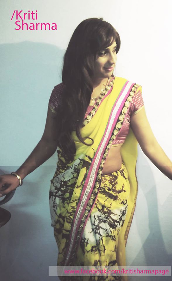 Teen Indian Boy Dressed in Saree Photos Story Of Crossdressing