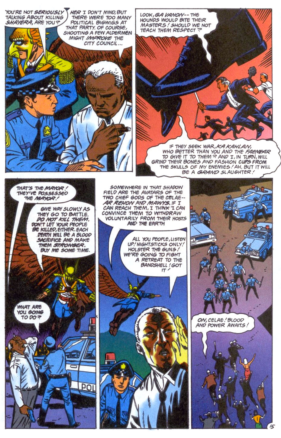 Read online Hawkworld (1990) comic -  Issue #15 - 16