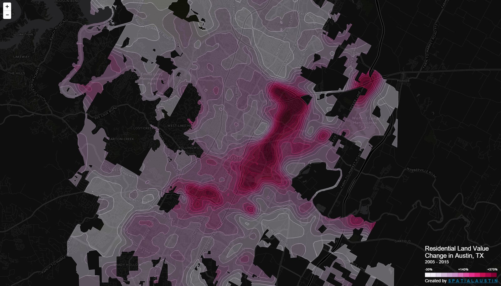 Property price contours