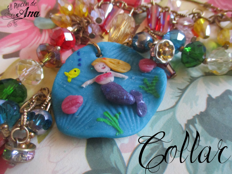 Collar de muñequita en porcelana fría - Colaboración con Ysne