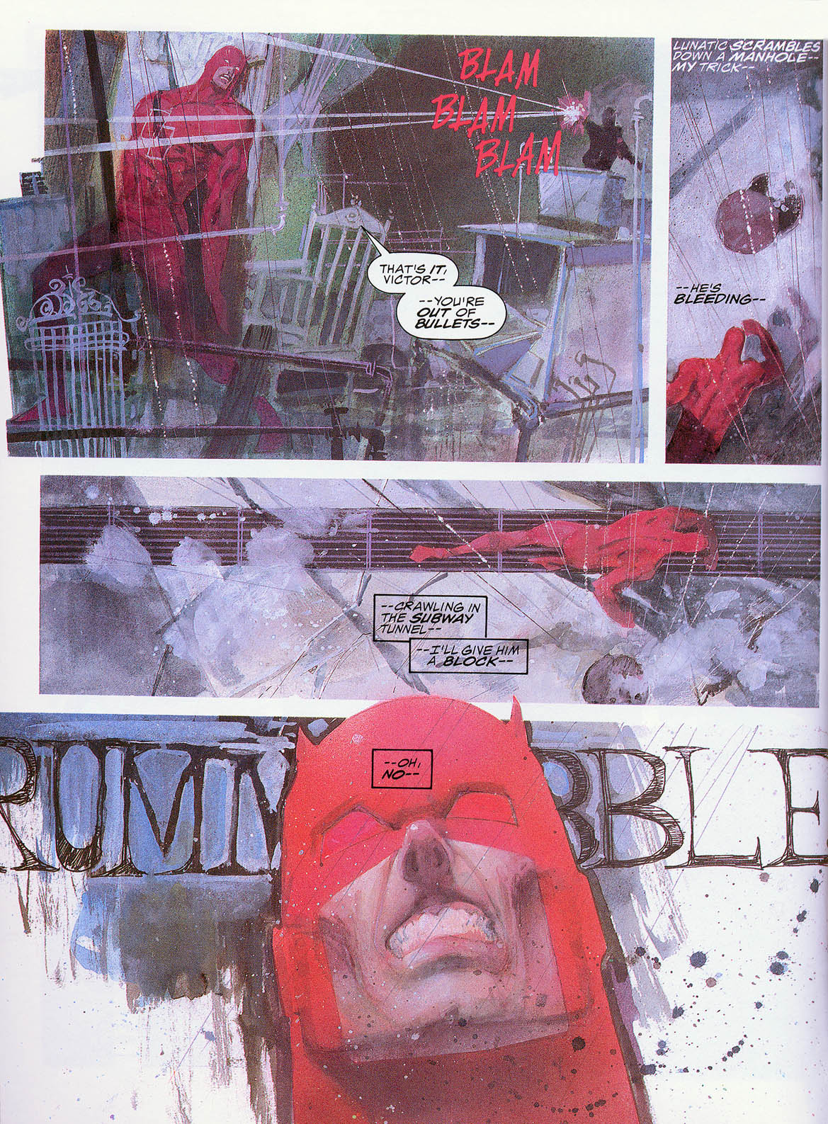 Read online Marvel Graphic Novel comic -  Issue #24 - Daredevil - Love & War - 23