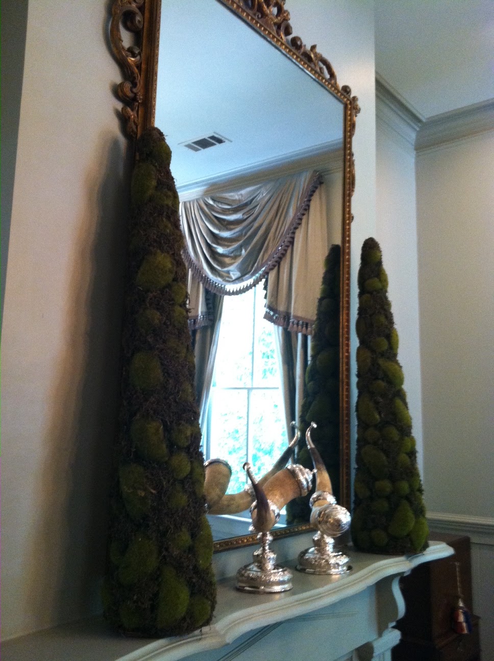 Image showcasing Senses of The South: Gold-leaf Mirrors