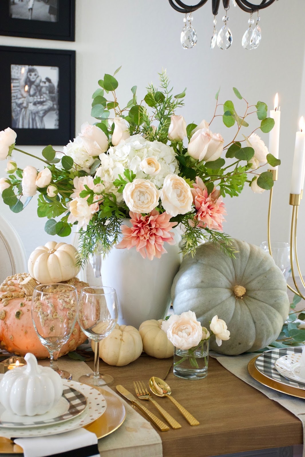 Home and Fabulous: GLAMOROUS THANKSGIVING DINNER TABLE