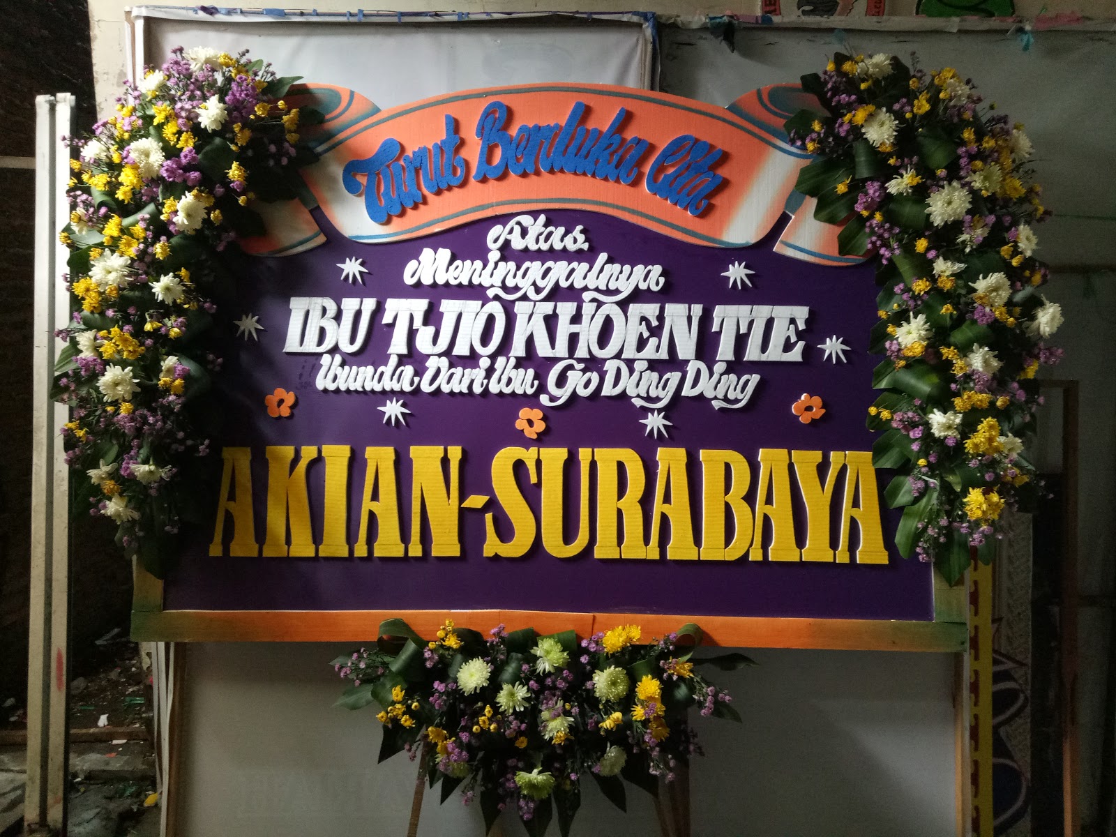 Bunga Papan Duka Cita Murah