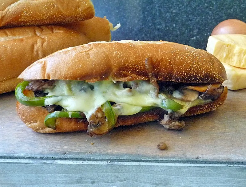 Slow Cooker Cheese Steaks | by Life Tastes Good #Sandwiches #Crockpot #Cheesesteaks