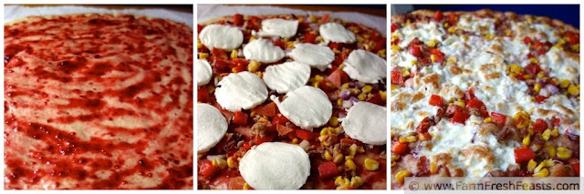 Chopped Vegetable Pizza