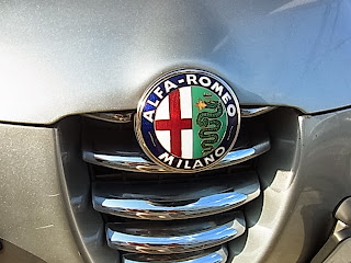 Alfa Romeo アルファロメオ 直径75mmサイズ七宝焼 アルファロメオ 75mm