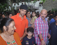 Hrithik Roshan at Ganpati Visarjan Photo Gallery