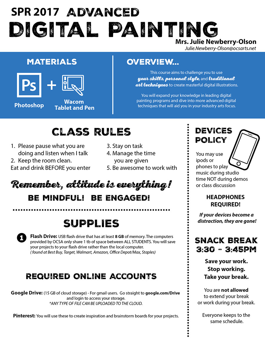 Syllabus Advanced Digital Illustration