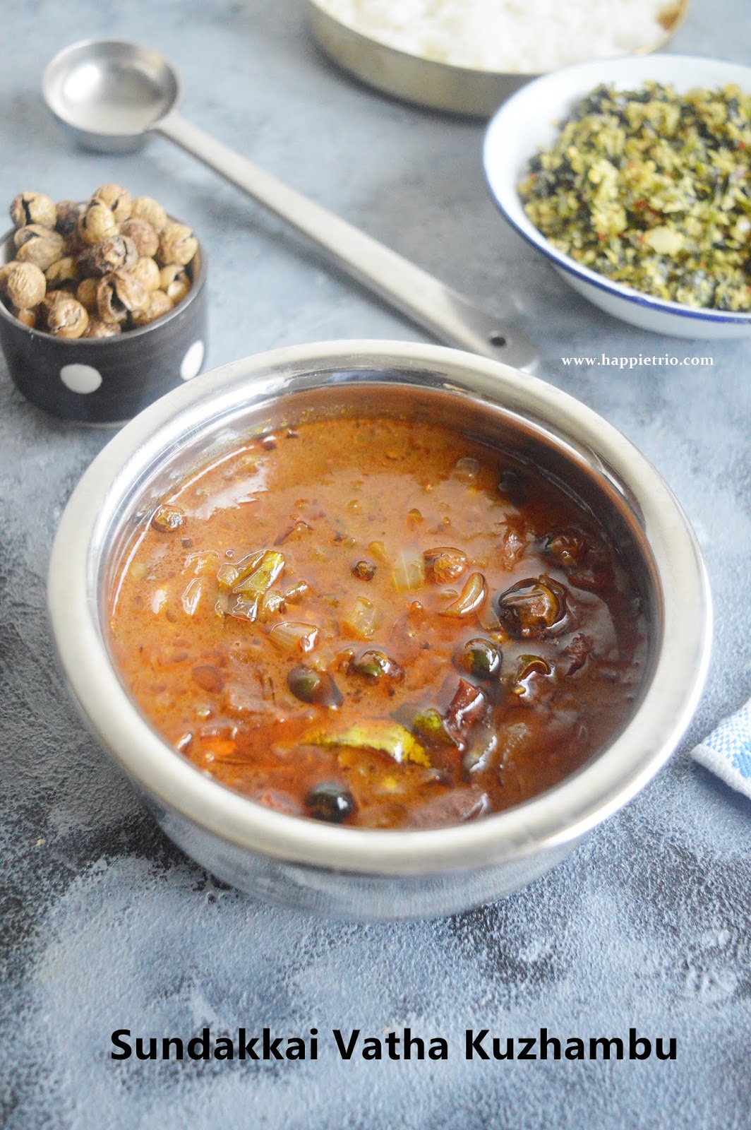 Sundakkai Vathal Kuzhambu Recipe Dried Turkey Berry Gravy Vathal