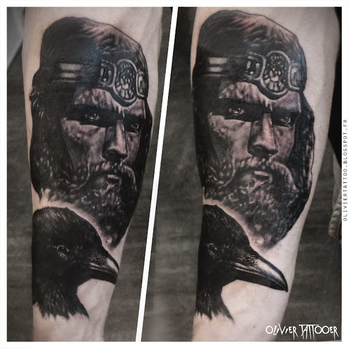 Le Roi Conan en tatouage