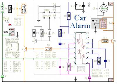  ANTI-THEFT ALARM AND HORN Circuit Diagram