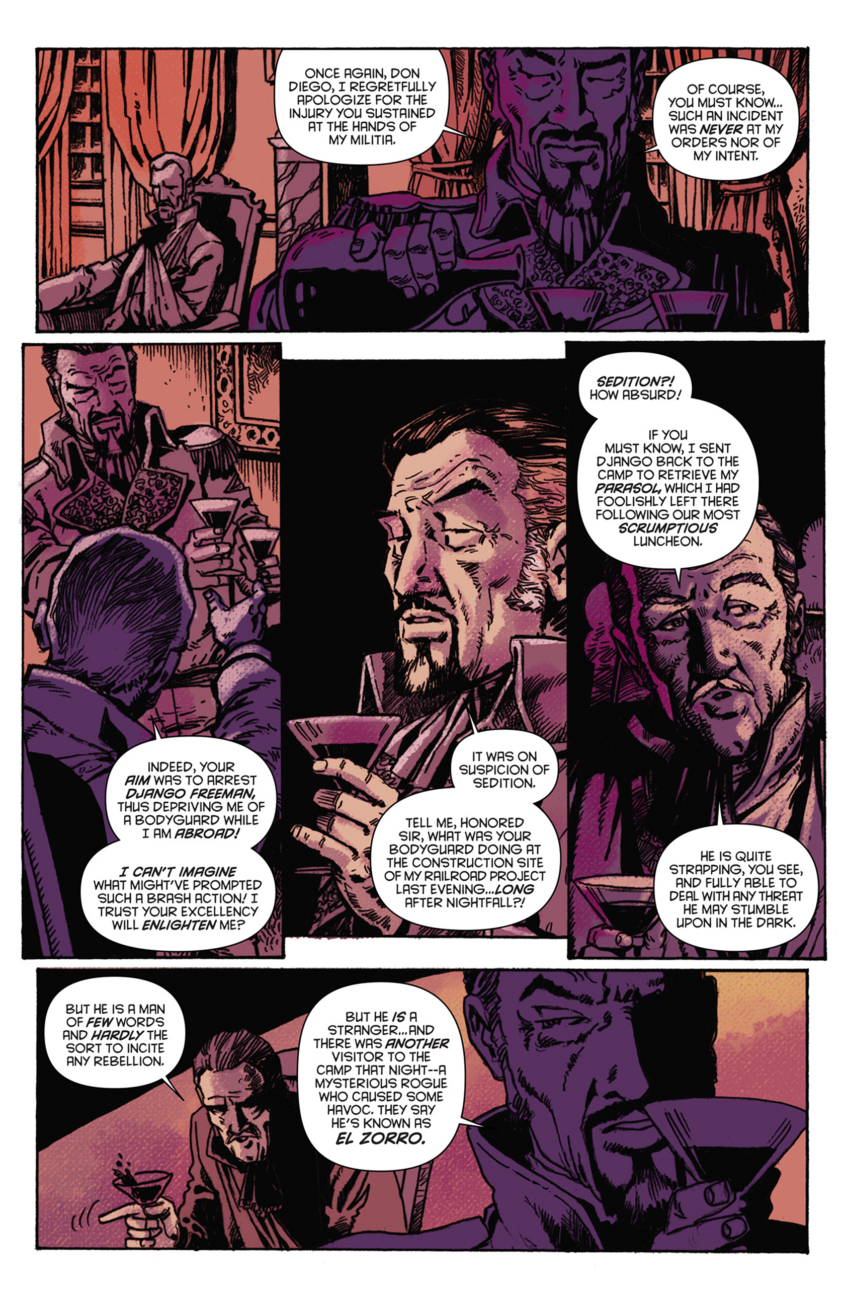 Read online Django/Zorro comic -  Issue #6 - 5