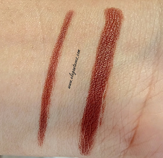 Maybelline Colorsensational Lip Liner Copper Brown review india swatch