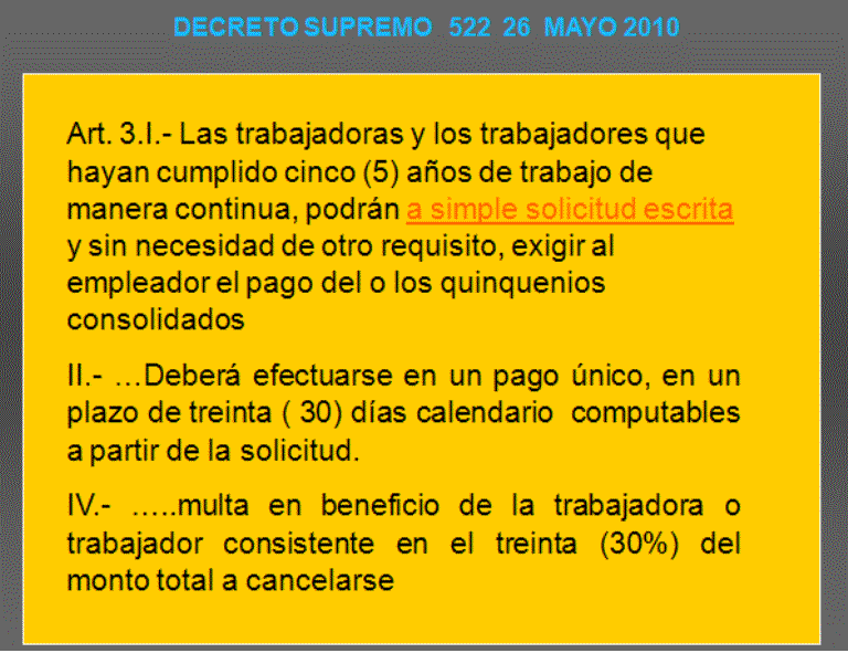 decreto supremo 0522