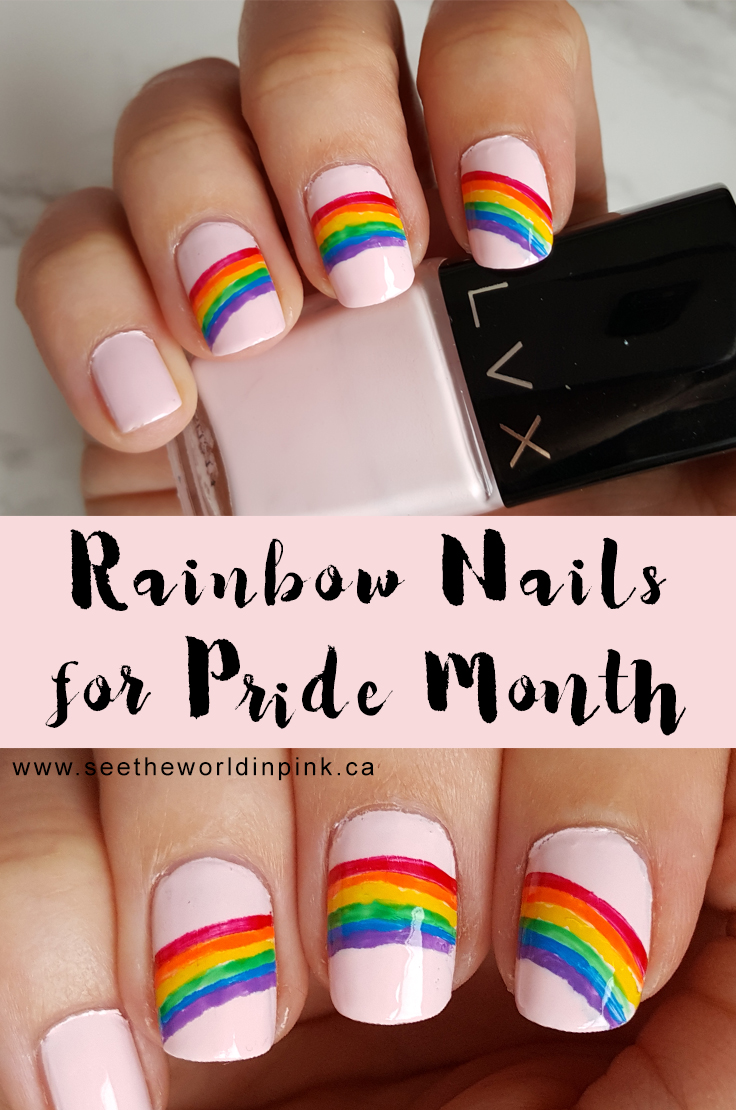 Manicure Monday - Rainbow Nails For Pride Month! 