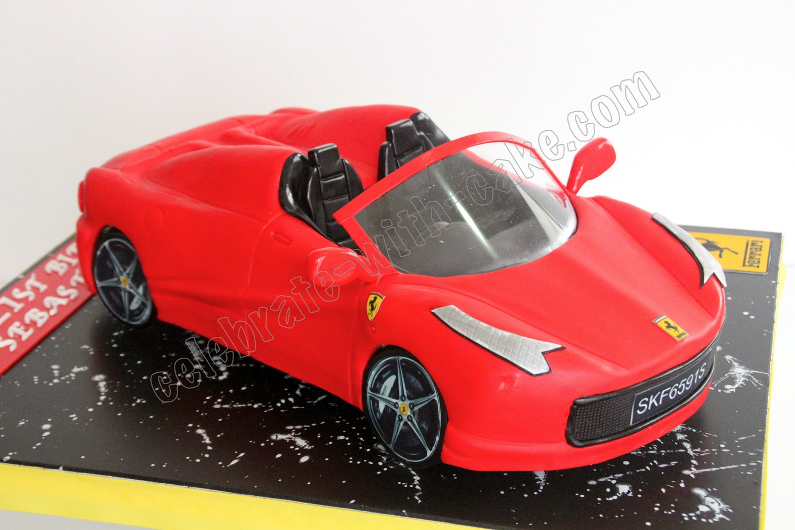 Celebrate with Cake! Ferrari Cake