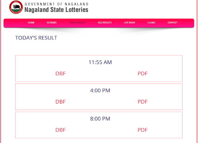 Nagaland State Lottery result
