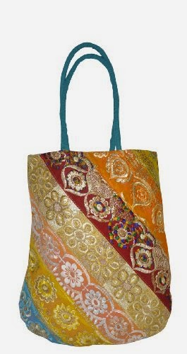 Indian Hand Made Patchwork Cotton Embroidered Work Fashion Shoulder Bags Valentine Gift