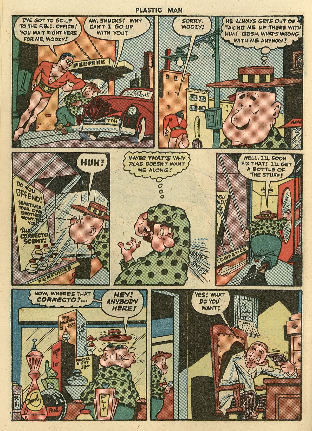 Read online Plastic Man (1943) comic -  Issue #3 - 38