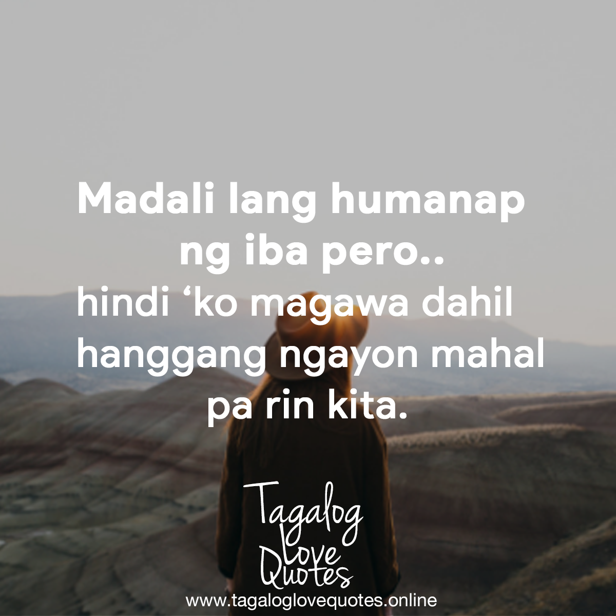 Madali lang humanap ng iba pero